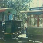 Image of Jeffery on Fort Wilderness train.